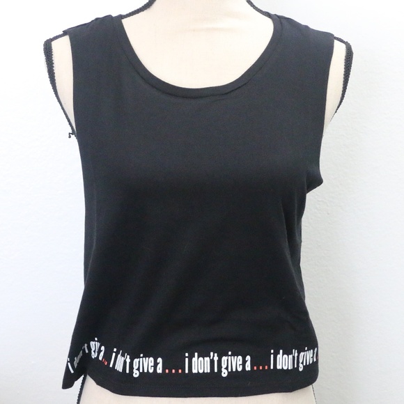 Fabletics Tops - SMALL Demi Lovato "i don't give a" Bobbi Tank